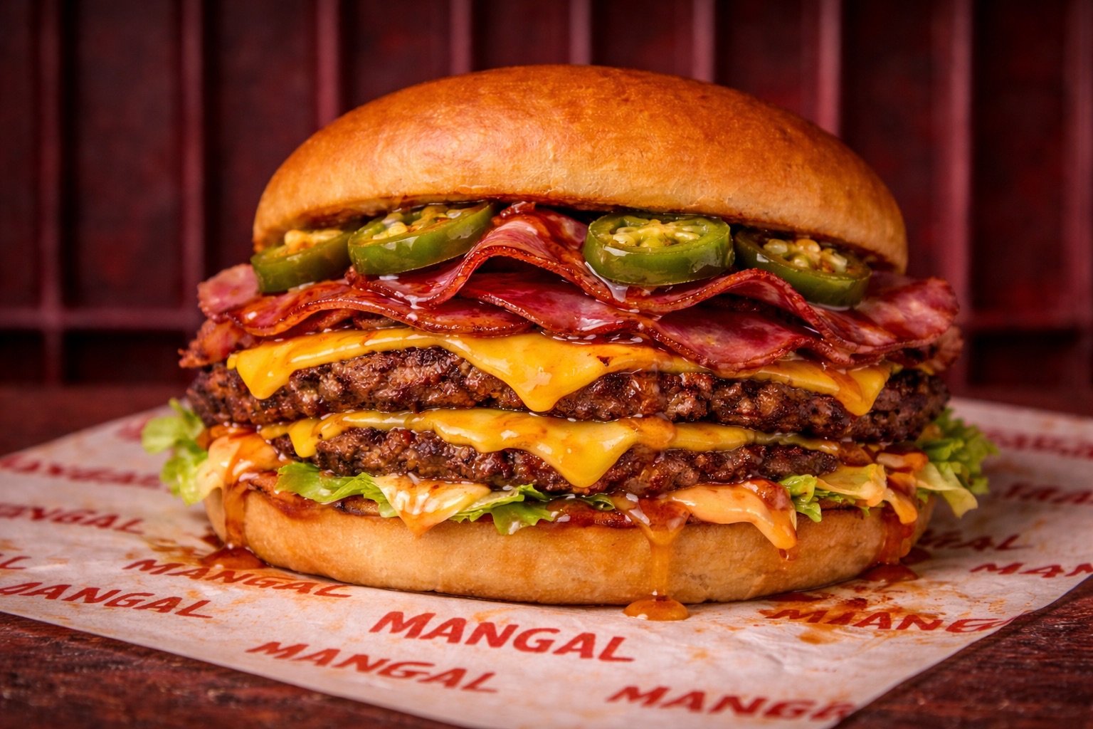 The Hot Shot Burger from The Mangal Newcastle